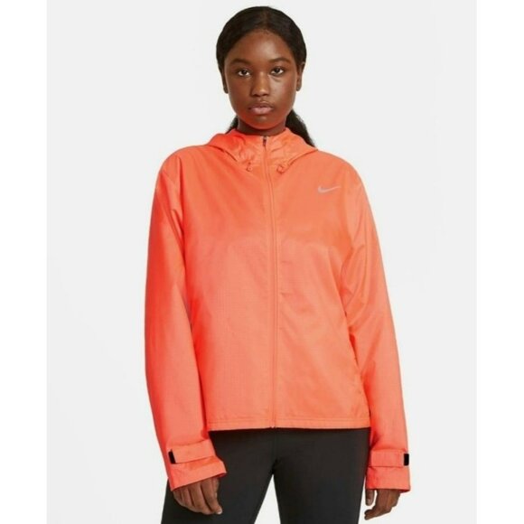 1X PLUS SIZE Women's NIKE Essential Running Jacket Bright Mango CZ2851-854 - Picture 1 of 8